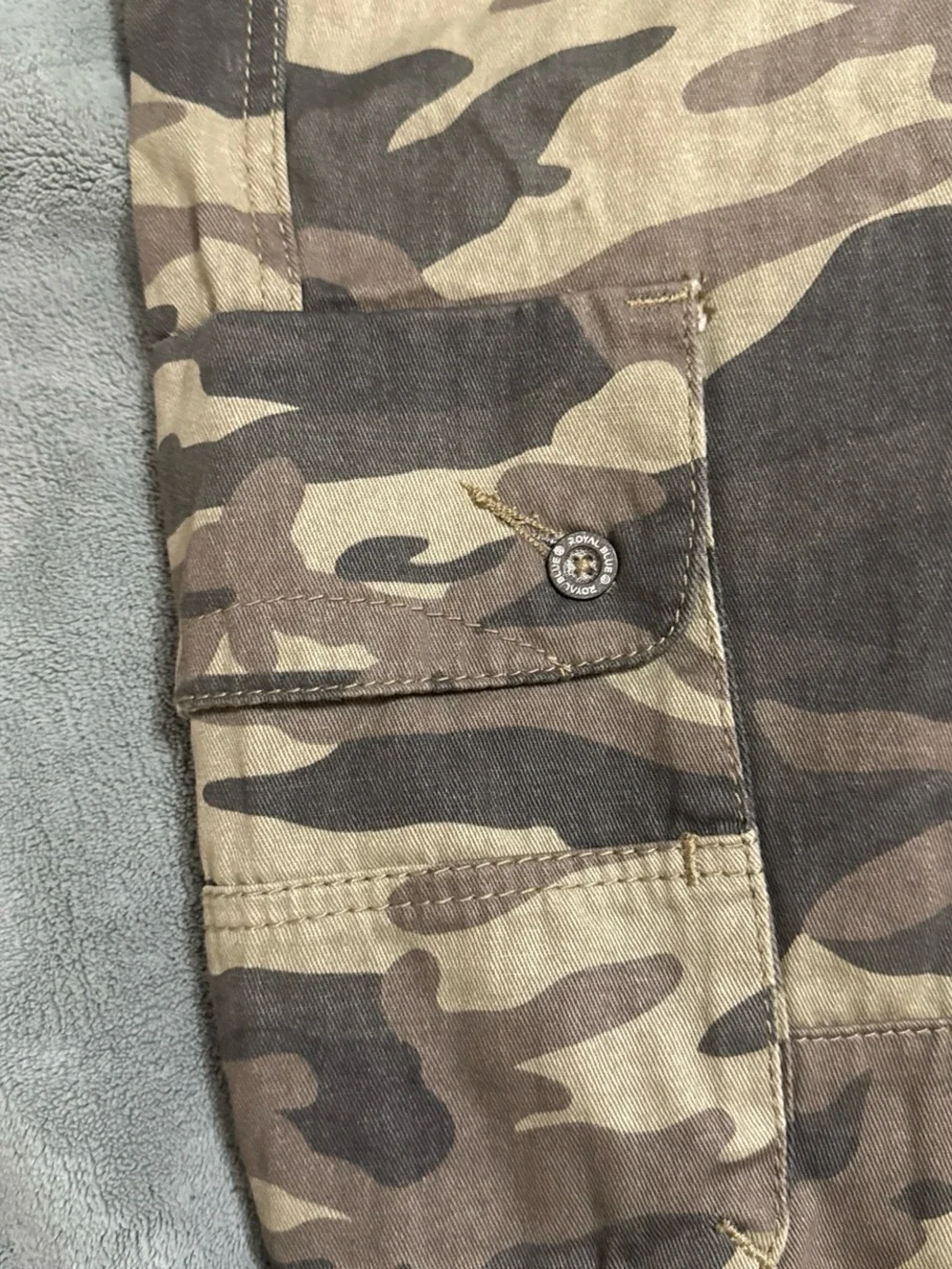 Men's Camouflage Cargo Pants - Royal Blue Co.